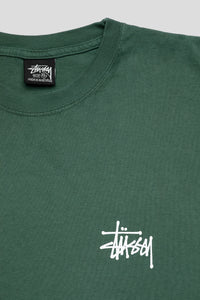 Basic Stussy Pigment Dyed Tee 'Forest'