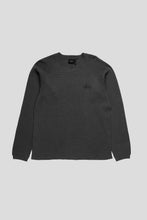 Load image into Gallery viewer, Raglan Thermal Basic Stock Crew 'Washed Black