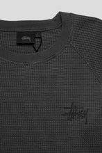 Load image into Gallery viewer, Raglan Thermal Basic Stock Crew 'Washed Black