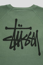 Load image into Gallery viewer, Raglan Thermal Basic Stock Crew 'Sage'