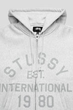 Load image into Gallery viewer, Stussy EST Printed Zip Hoodie 'Ash Heather'