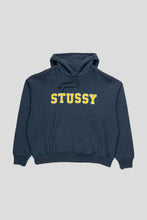 Load image into Gallery viewer, Stussy Applique Hoodie 'Navy'