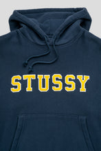 Load image into Gallery viewer, Stussy Applique Hoodie 'Navy'