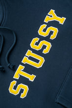 Load image into Gallery viewer, Stussy Applique Hoodie 'Navy'
