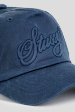 Load image into Gallery viewer, Cursive Stitch Trucker Cap 'Navy'