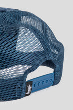 Load image into Gallery viewer, Cursive Stitch Trucker Cap 'Navy'