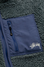 Load image into Gallery viewer, Sherpa Reversible Jacket &#39;Blue Stone&#39;