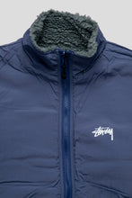 Load image into Gallery viewer, Sherpa Reversible Jacket &#39;Blue Stone&#39;