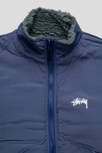 Sherpa Reversible Jacket 'Blue Stone'