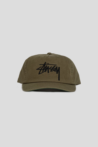 Big Stock Mid Depth Cap 'Army Green'