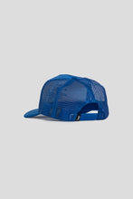 Load image into Gallery viewer, Big Basic Trucker Cap in Shadow Black &amp; Sports Blue