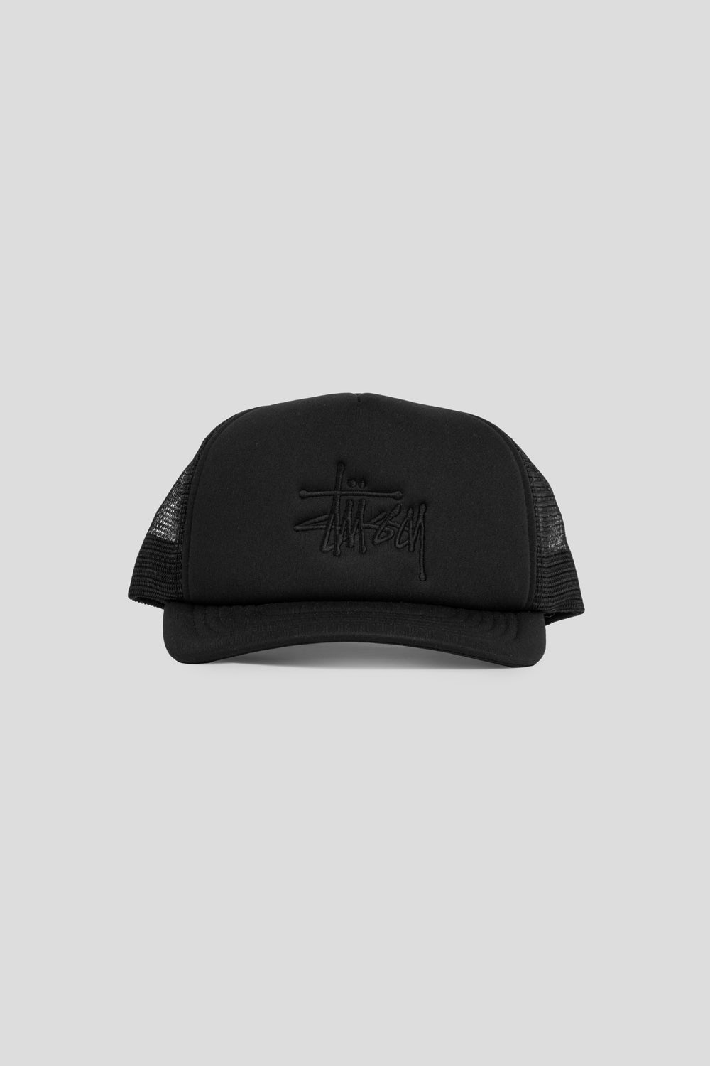 Big Basic Trucker Cap in Shadow Black & Sports Blue