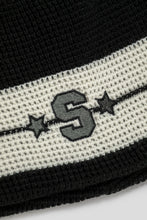 Load image into Gallery viewer, Varsity Star Skullcap &#39;Black&#39;