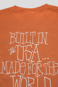 Built in USA Pigment Dyed Tee 'Rust'