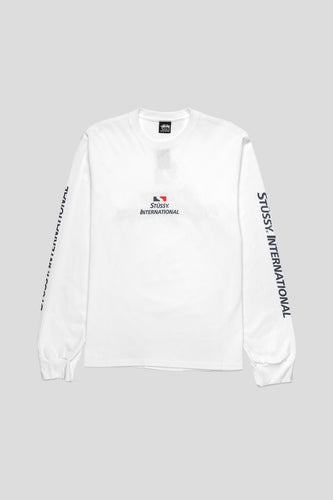 Stussy International LS Tee 'White'