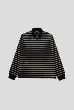 Load image into Gallery viewer, Pin Striped Rugby 'Black'