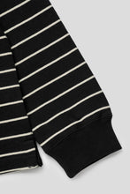 Load image into Gallery viewer, Pin Striped Rugby 'Black'