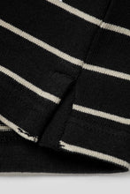Load image into Gallery viewer, Pin Striped Rugby 'Black'