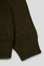 Load image into Gallery viewer, Military Patch Zip Sweater 'Green'