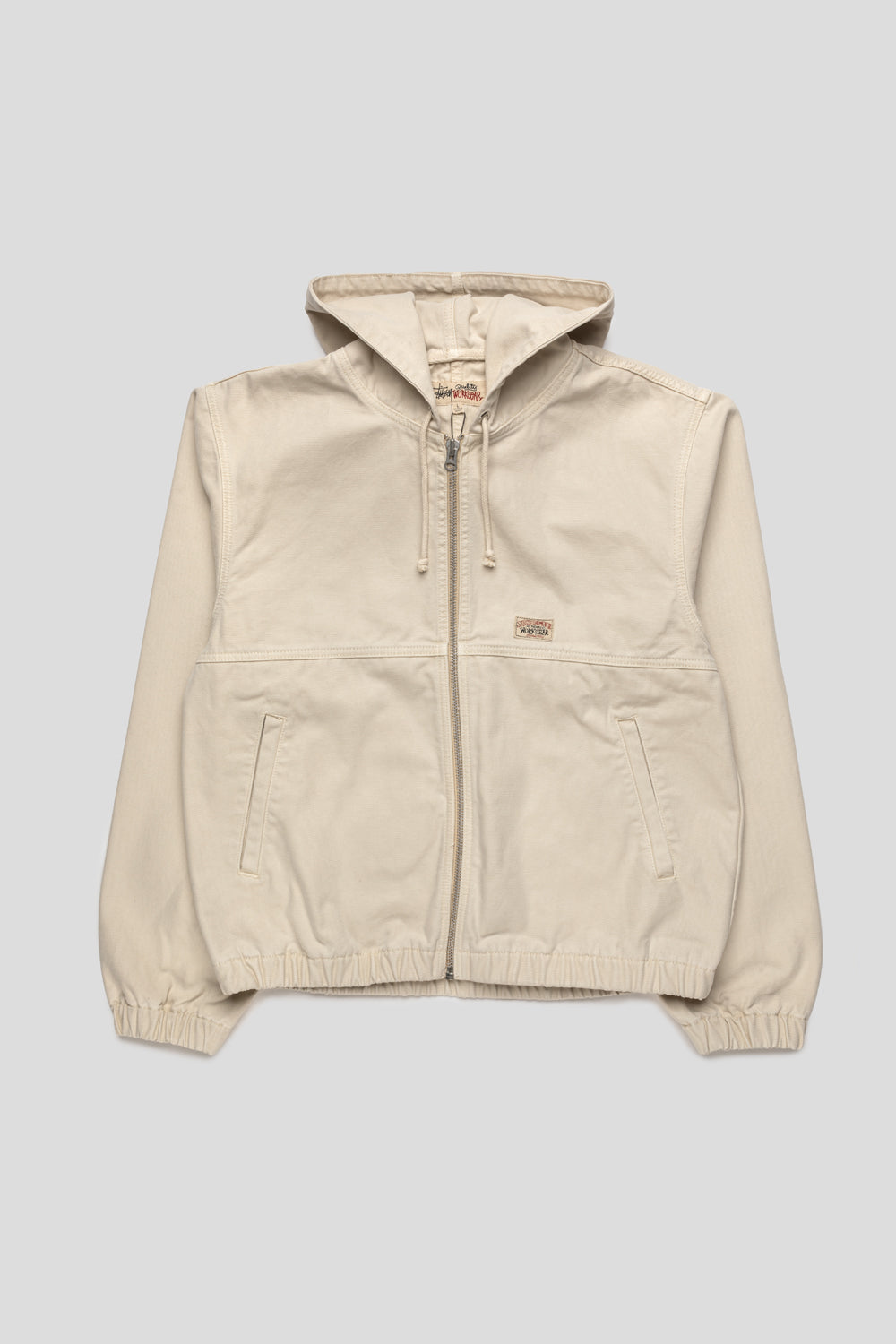 Unlined Canvas Work Jacket 'Vintage Natural'