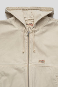 Unlined Canvas Work Jacket 'Vintage Natural'