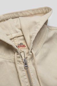 Unlined Canvas Work Jacket 'Vintage Natural'