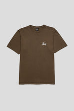 Load image into Gallery viewer, Basic Stussy Pigment Dyed Tee &#39;Brown&#39;
