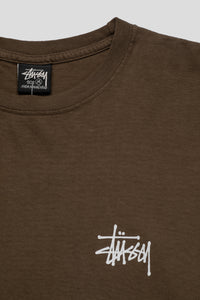 Basic Stussy Pigment Dyed Tee 'Brown'