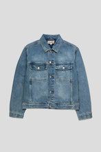 Load image into Gallery viewer, Lined Denim Trucker 'Indigo Stone Wash'