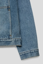 Load image into Gallery viewer, Lined Denim Trucker 'Indigo Stone Wash'