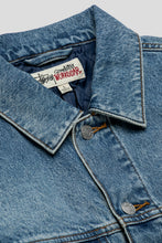 Load image into Gallery viewer, Lined Denim Trucker 'Indigo Stone Wash'