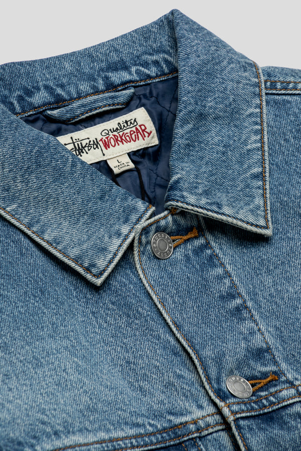 Lined Denim Trucker 'Indigo Stone Wash'