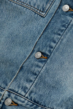 Load image into Gallery viewer, Lined Denim Trucker 'Indigo Stone Wash'