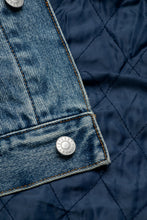 Load image into Gallery viewer, Lined Denim Trucker 'Indigo Stone Wash'