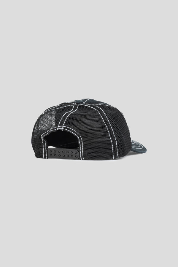 Mid-Depth Burly Threads Trucker 'Black'