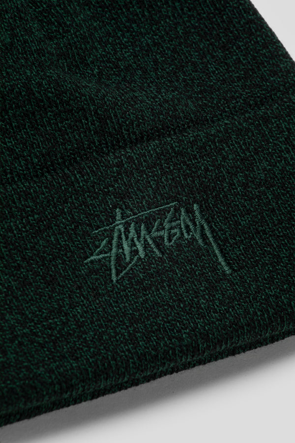 Stock Cuff Beanie 'Marled Hunter Green'