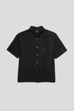 Load image into Gallery viewer, Pleated Textured Shirt Black'