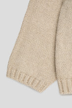 Load image into Gallery viewer, Roll V Neck Sweater 'Oatmeal'