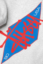 Load image into Gallery viewer, Basic Diamond Zip Hoodie 'Ash Heather'