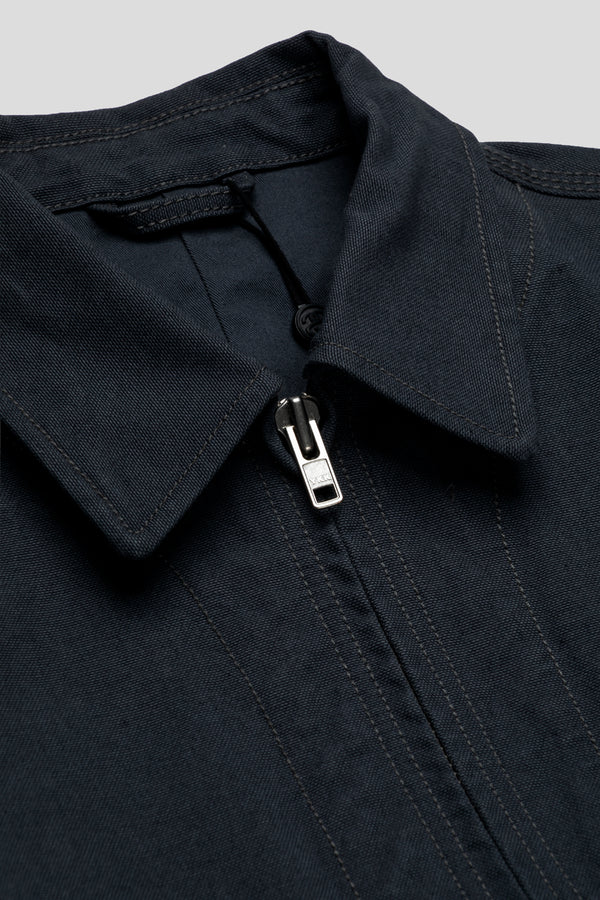 Collared Work Jacket 'Blue'