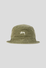 Load image into Gallery viewer, Washed Stock Bucket Hat &#39;Olive&#39;