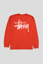 Load image into Gallery viewer, Basic Stussy Pigment Dyed Longsleeve &#39;Tomato&#39;