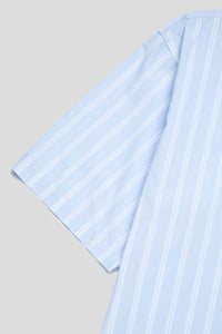 Boxy Striped Short Sleeve Shirt
