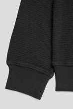 Cargar imagen en el visor de la galería, Stussy Lightweight Thermal Hoodie 'Faded Black'