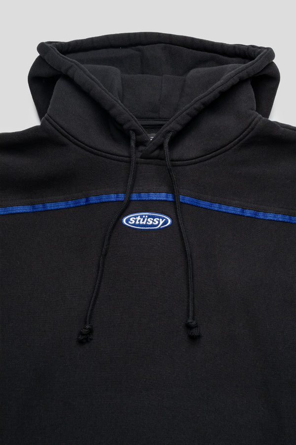 Stussy Oval Pullover Hoodie 'Black'