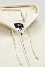 Load image into Gallery viewer, Stussy Cursive Applique Zip Hoodie 'Natural'