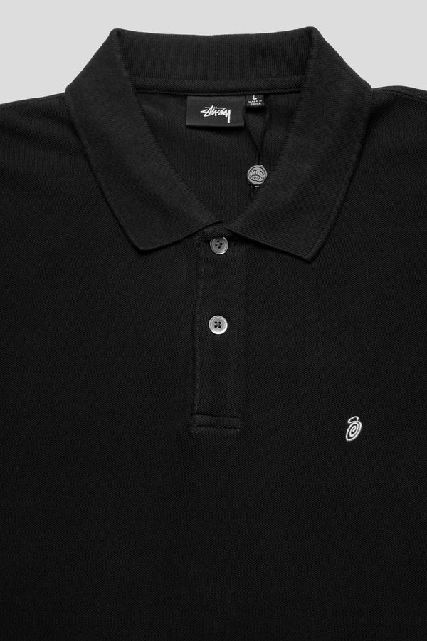 Stussy Classic Pique Polo 'Black'
