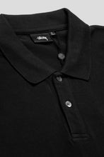Cargar imagen en el visor de la galería, Stussy Classic Pique Polo 'Black'