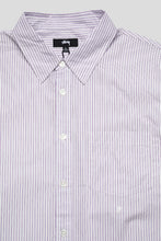 Cargar imagen en el visor de la galería, Stussy Standard Shirt 'Purple Stripe'