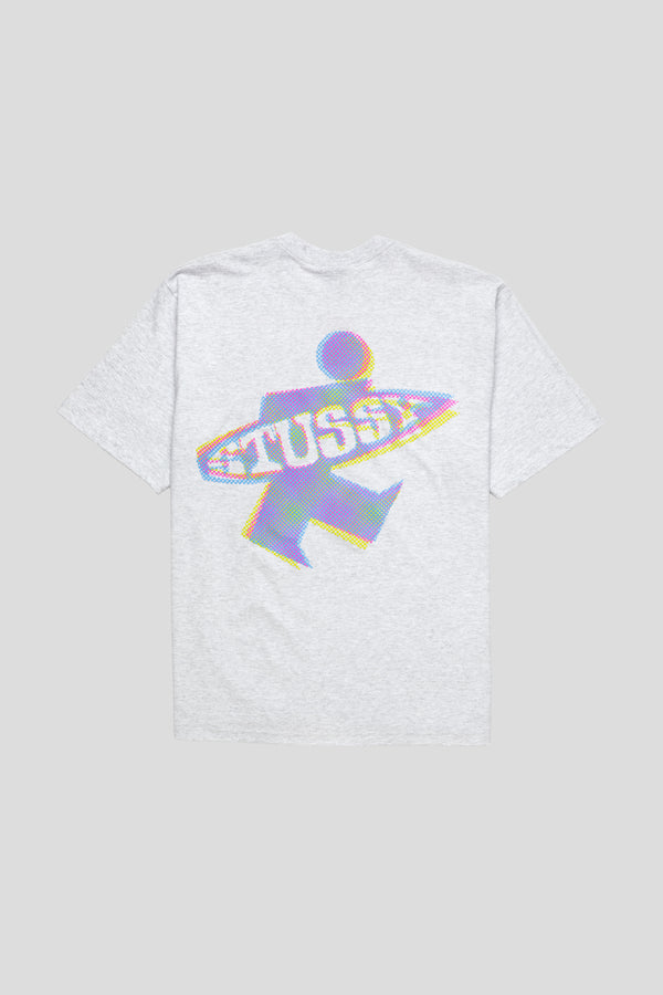 Stussy Dot Surf Tee 'Ash Heather'